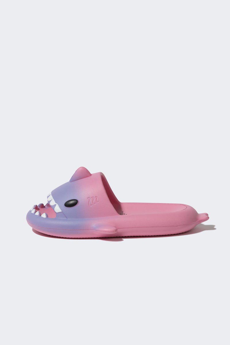 DeFacto Purple Girl Girl High Sole Shark Eva Slippers Casual - Image 3